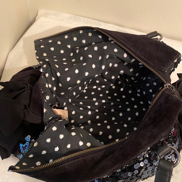 Vintage Y2K Juicy Couture  Juicy Velour & leather sequins Bag - Picture 13 of 16